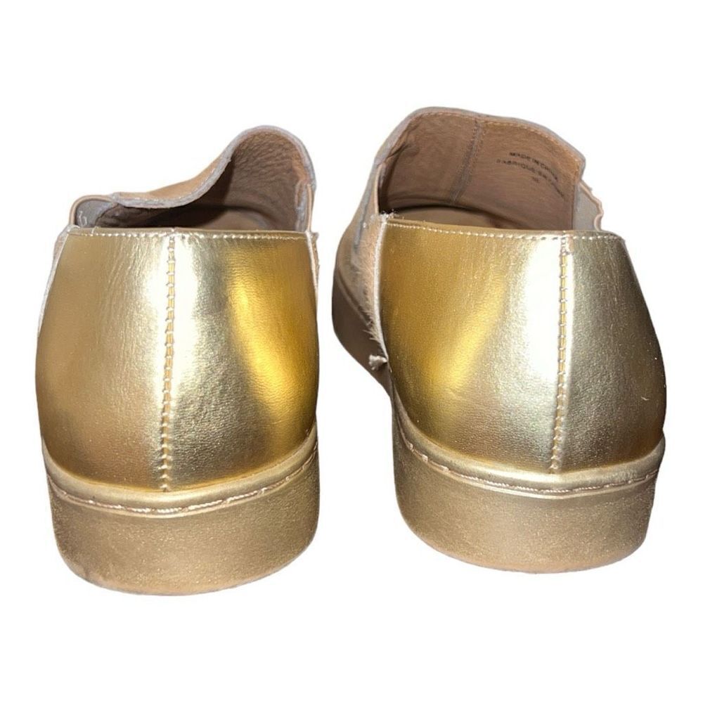 Free People Varsity Gold Calfhair Slip On Sneakers Women’s Size EU 37 - Picture 4 of 6
